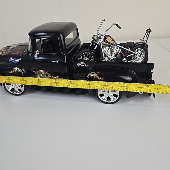 2005 OCC Old School Cody Project Diecast Lot ERTL Ford Truck & 2 Chopper Bikes - Picture 2 of 14